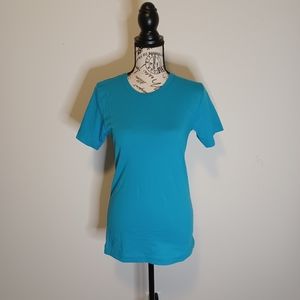 NWOT Bella Canvas Brand blue t-shirt, women's size XS